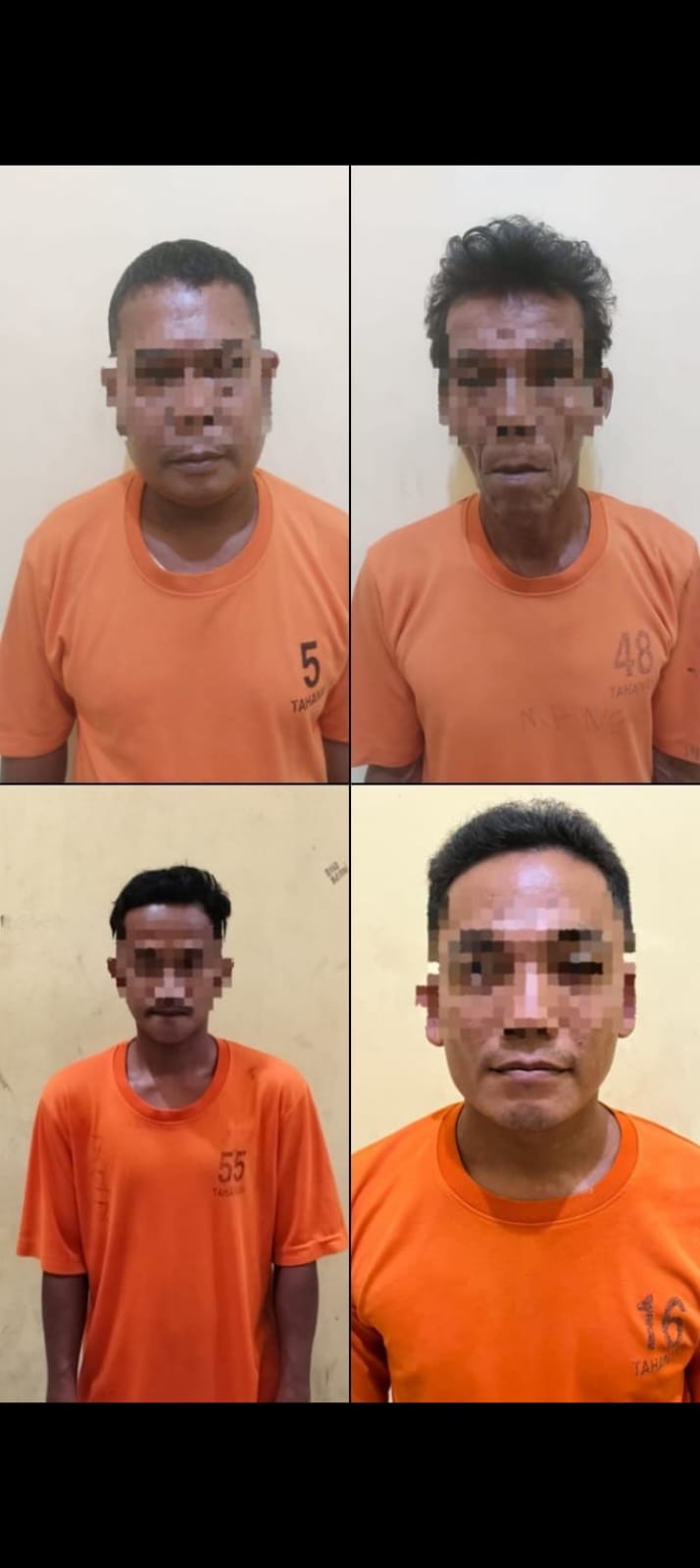 Empat Tersangka Kericuhan Operasi PETI di Desa Pulau Bayur Kecamatan Cerenti Berhasil Dibekuk Satreskrim Polres Kuansing